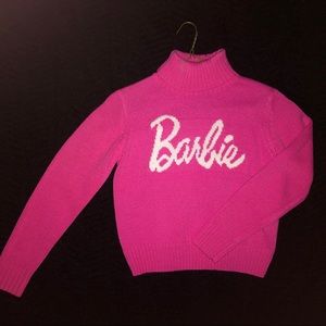 Vintage hot pink Barbie sweater